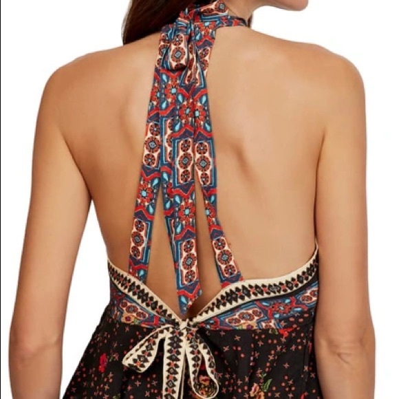 NWT Free People halter floral top - size XS - Picture 3 of 9